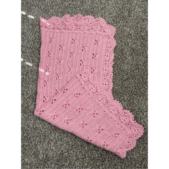 ❤️Handmade Crochet Baby Blanket - Picture 4 of 6